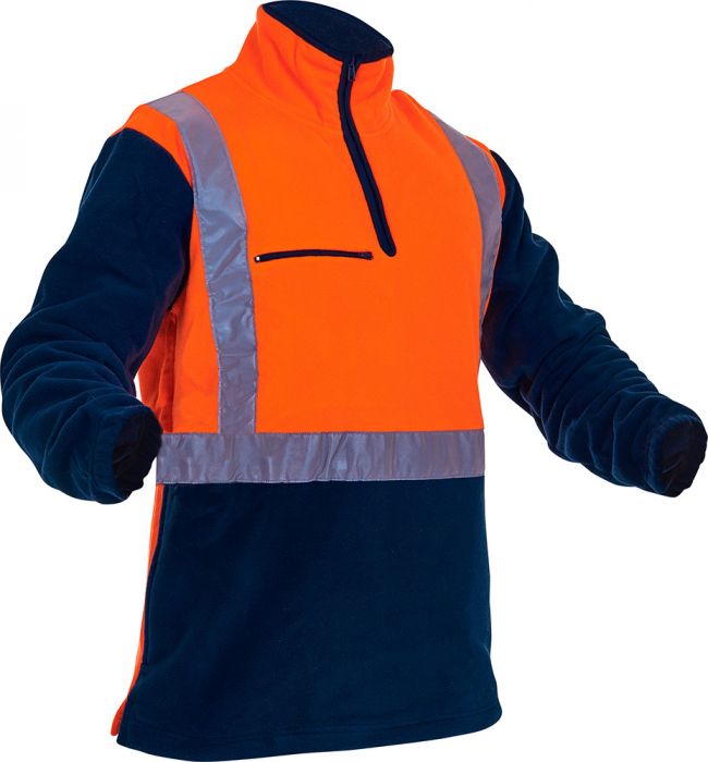 Caution Hi-Vis D/N 1/2 Zip Fleece Tunic
